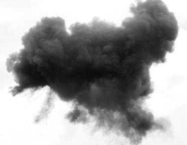 gri ve siyah bulut duman w yüksek kalın battaniye ile