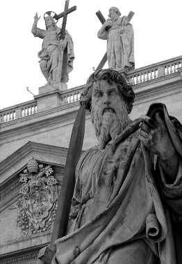 Saint paul Vatikan içinde çizilmiş bir kılıç ile