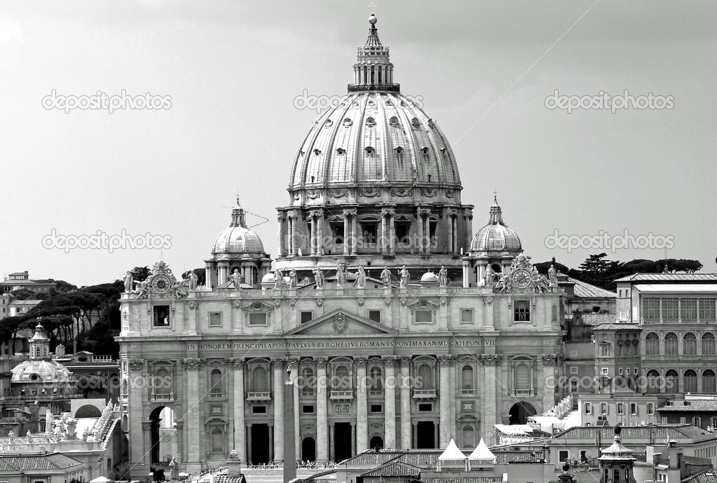 dome of the Church of San Pietro in Vaticano