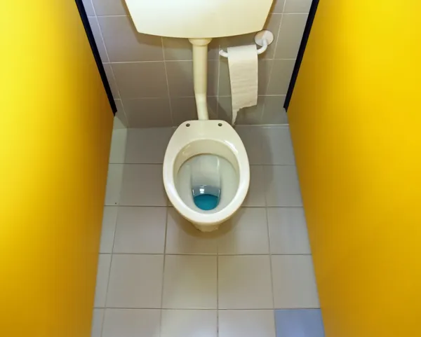 Toalett skål vatten mycket liten för barn — Stockfoto