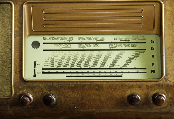 Vintage radio of the last century — Stock Photo, Image