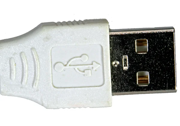 USB konektor pro připojení zařízení počítače k osobním počítačům — Stock fotografie