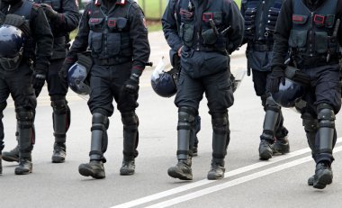 Polis ve Jandarma CI sokaklarında yürüyüş