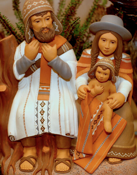Nativity scene with Holy Family in South American version 7