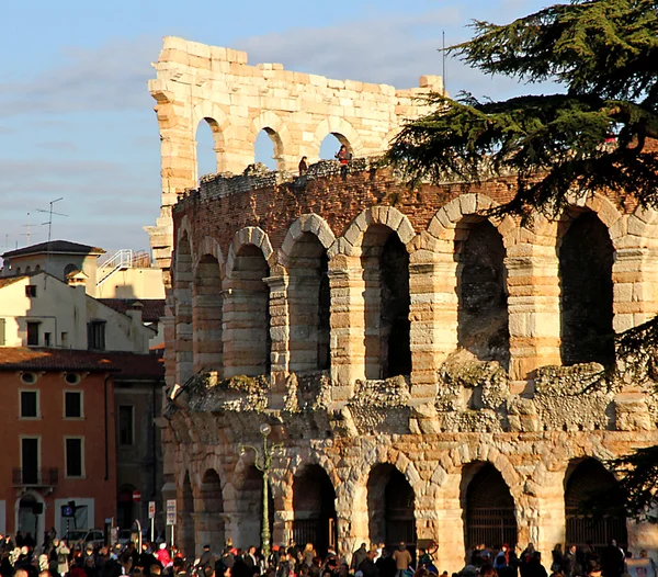Arena of Verona a Roman building in Italy — Stock Photo, Image