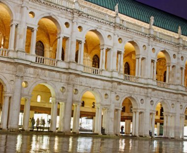 Palladian Basilica in Piazza dei Signori in Vicenza in Italy at  clipart