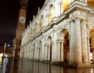 Wonderful Basilica PAlladiana work of architect Andrea Palladio clipart