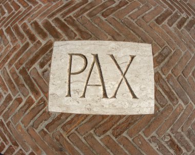 yazıt pax bir plak 1 barış sembolü olarak