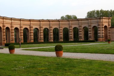 palazzo, Bahçe te Mantua İtalya