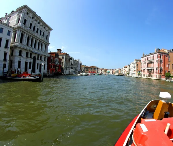 Prestigious palaces of the Republic of Venice on the Grand canal — Stock Photo, Image