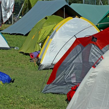 Igloo çadır ve birçok çadır