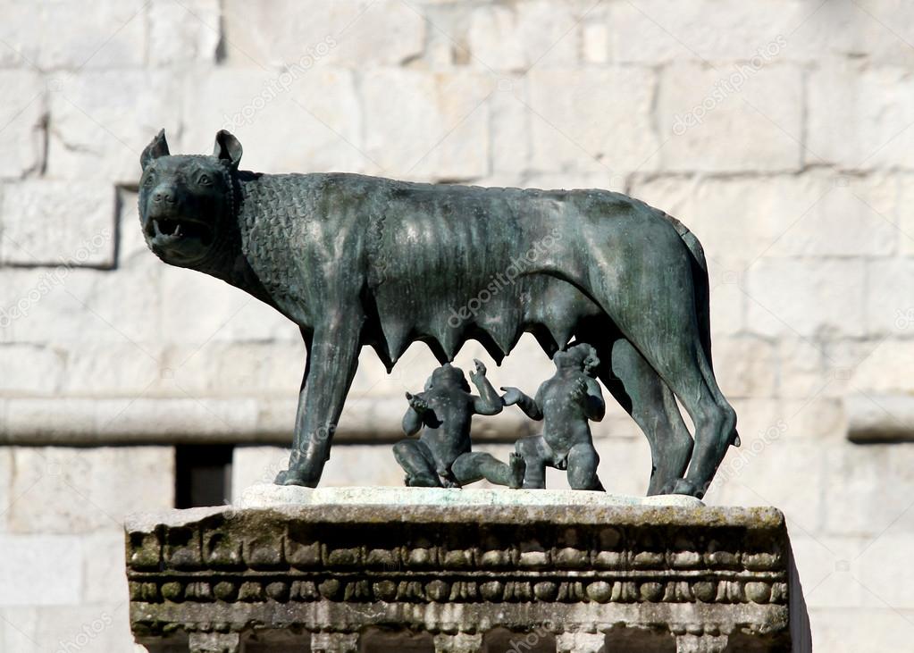 Capitoline Wolf suckling the twin founders of ROME