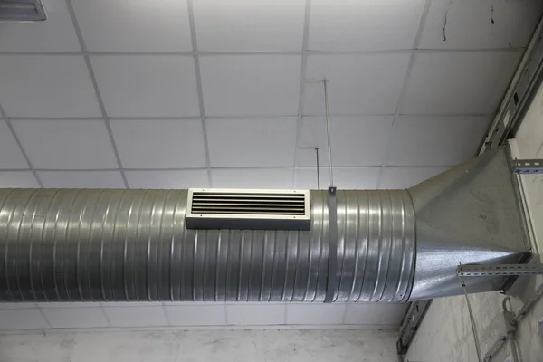 Tube of air conditioning inside the factory 3 — Stock Photo, Image