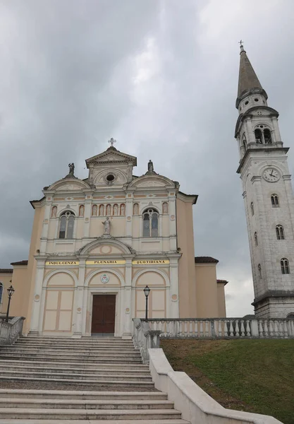 Kościół Mieście Nazwie Monte Malo Pobliżu Miasta Vicenza Północnych Włoszech — Zdjęcie stockowe