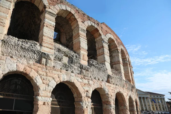 Верона Италия Февраля 2022 Года Древняя Арена Мэрии — стоковое фото