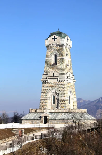 Recoaro Itálie Února 2022 Monumental Memorial Ossuary Pasubio Mount — Stock fotografie