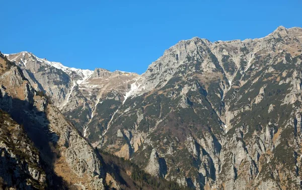 Góry Monte Pasubio Regionie Veneto Północnych Włoszech Schronisko Alpejskie Nazwie — Zdjęcie stockowe