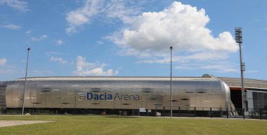 Udine, UD, İtalya - 25 Temmuz 2020: DACIA ARENA adlı modern stadyum