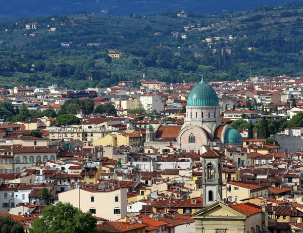 Dome Synogogue City Florence Central Italy Toskany Region Roofs Houses — Stock fotografie