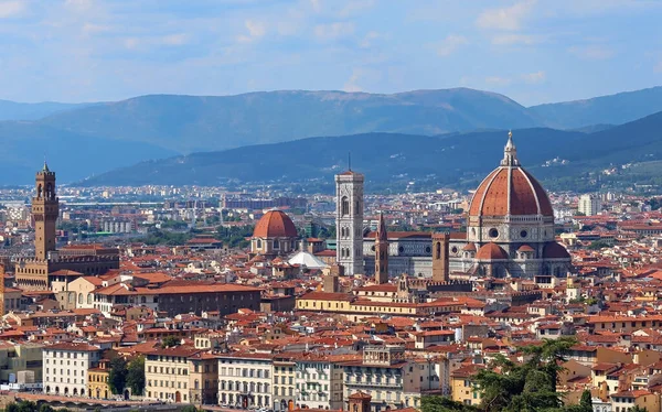 Vue Panoramique Panorama Florence Ville Toscane Région Italie Grand Dôme — Photo