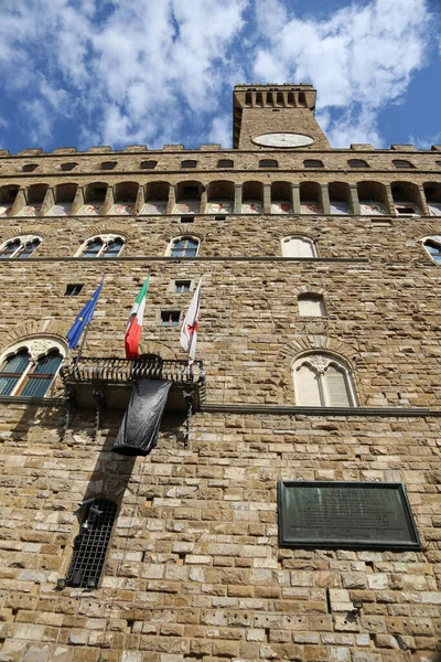Παλαιο Παλασ Ονομάζεται Palazzo Vecchio Στη Φλωρεντία Της Ιταλίας Χωρίς — Φωτογραφία Αρχείου