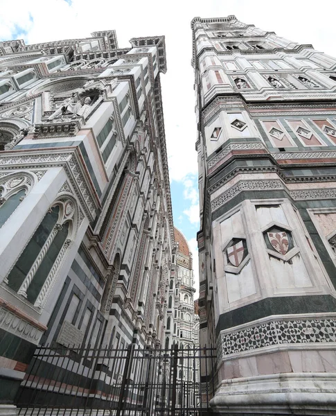 Florence Italy August 2015 View Duomo Bell Tower Artist Giotto — 스톡 사진