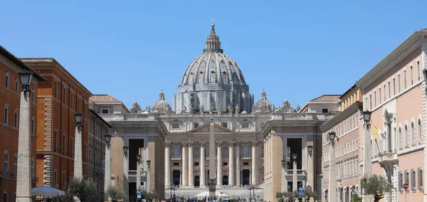 Vaticano Vaticano Agosto 2020 Vista Basílica São Pedro Cúpula Della — Fotografia de Stock