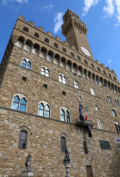 Viejo Palacio Llamado Palazzo Vecchio Florencia Italia Sin Gente — Foto de Stock