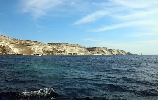 Herrliches Panorama Der Französischen Insel Korsika Mit Den Hohen Klippen — Stockfoto