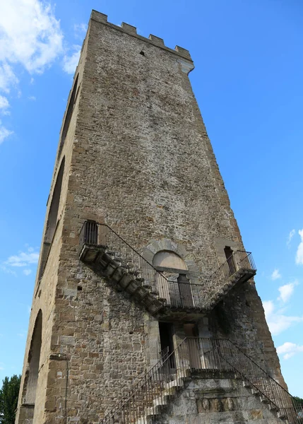 Antigua Torre San Niccolo Florencia Ciudad Italia Sur Europa — Foto de Stock
