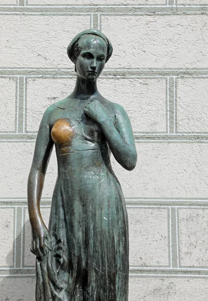 Munich Munich Germany August 2021 Statue Juliet Capulet Bronze — Stock Photo, Image