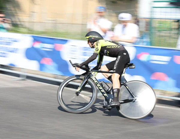 Verona Itálie Června 2019 Cyklista Simon Yates Mitchelton Scott Team — Stock fotografie