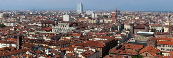 Vista Panorámica Paisaje Urbano Turín Llamado Torino Italia Región Piamonte —  Fotos de Stock