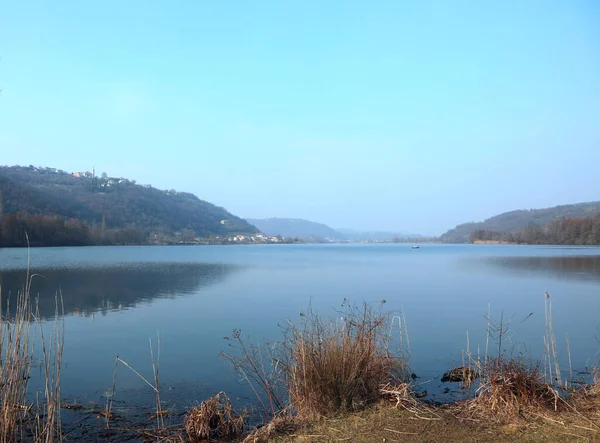 Lake Called Lago Fimon Vicenza City Italy Europe Hill Called — Photo