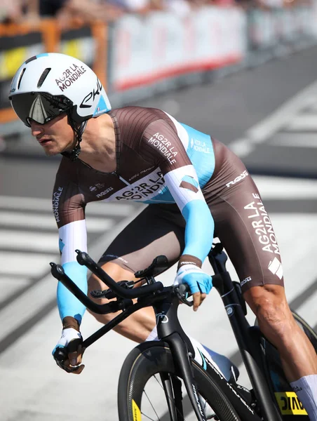 Verona Italy June 2019 Cyclist Vuillermoz Alexis Ag2R Team Tour — ストック写真