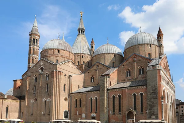 Nagy Kupolák Híres Bazilika Santo Antonio Város Padova Úti Cél — Stock Fotó