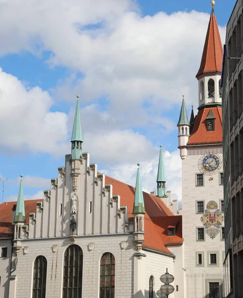 Altes Rathaus Bayerischen München Ohne Menschen — Stockfoto
