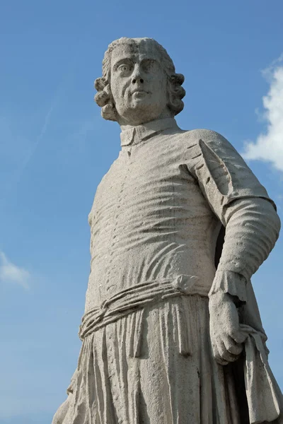 Padoue Italie Mai 2022 Statue Domenico Lazzarini Était Philosophe Érudit — Photo