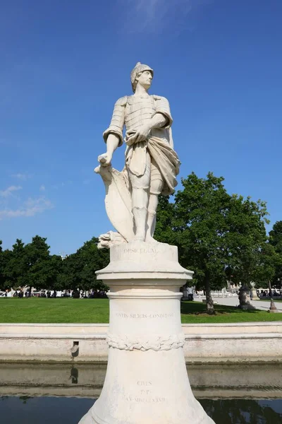 Padua Italia Mayo 2022 Estatua Parque Público Prato Della Valle — Foto de Stock