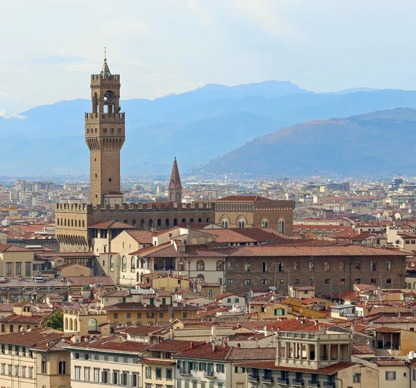 Palace Stard Zwany Palazzo Vecchio Języku Włoskim Mieście Florencja Włoszech — Zdjęcie stockowe