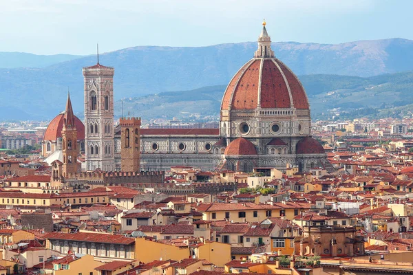 Vue Imprenable Sur Ville Florence Toscane Région Italie Dans Sud — Photo
