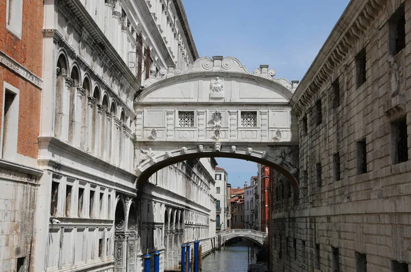 Bridge Sighs Also Called Ponte Dei Sospiri Italian Language Venice — Photo