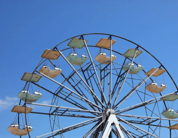 Big Ferris Wheel Baskets People Amusement Park Day — 图库照片