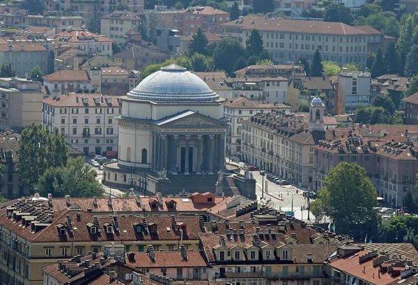 Turin Italy August 2015 Church Called Grande Madre Latin Text — Stockfoto