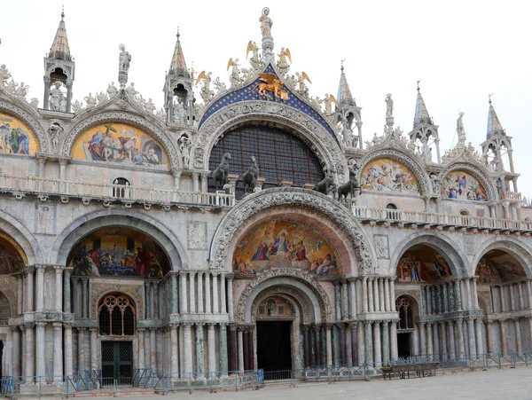 Venice Italy May 2020 Basilica Saint Mark People Lockdown — Stockfoto