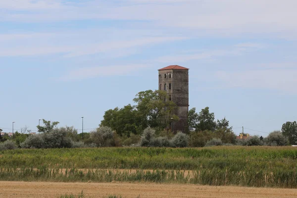 Cavallino Italy July 2022 Ancient Very Tall Telemetry Tower Venice — ストック写真