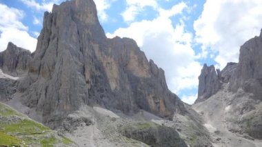 Mountain called CIMON DELLA PALA in the Italian Dolimites in Italy
