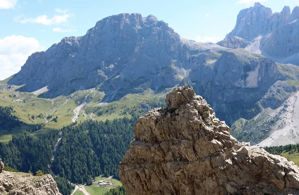 Rock Dolomites Mountain Range Called Pala Group Northern Italy — ストック写真