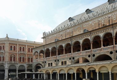 palace of reason in the square called Piazza delle Erbe in Padua in the Veneto region of Italy