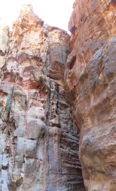 ancient rock formation near the Middle Eastern desert with no people